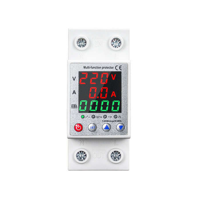 Digital Three-Display Intelligent Circuit Breaker with 63A Rating Auto-Reclosing Switch Multi-Protec