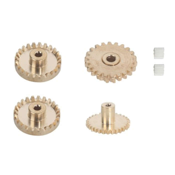 Gold - LDRC 2801 2802 2803 2804 1/28 Drift RC Car Upgraded Parts Metal Gears Set Vehicles Models Spa