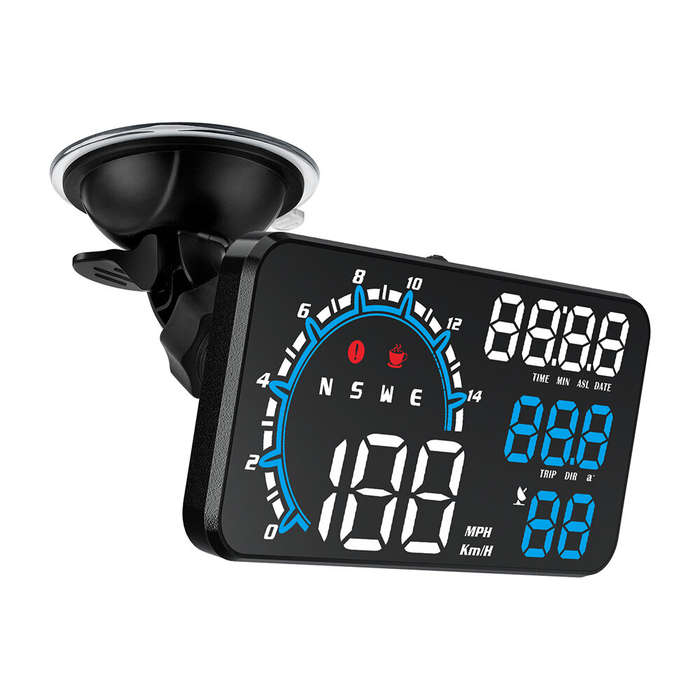 G11 Universal HUD GPS Head Up Display Speedometer Odometer LED Display Windscreen Projector with Ove