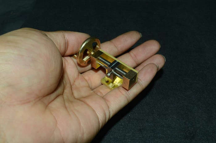 Gold - Microcosm OKMO Mini Handle Brass Wheel Accessories P66 Parts For Engine