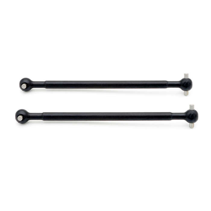 Black - 2PCS ZD Racing MT16 1/16 RC Car Parts Metal Rear Dogbone Drive Shafts Vehicles Models Spare
