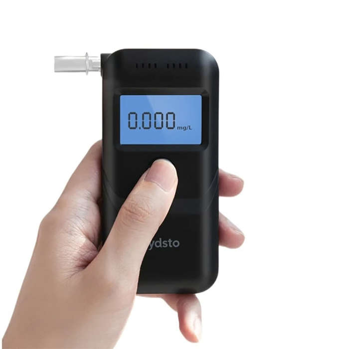 Black - Lydsto Alcohol Tester Breathalyzer Drunk Driving Tester High Precision Detection Breathalyze