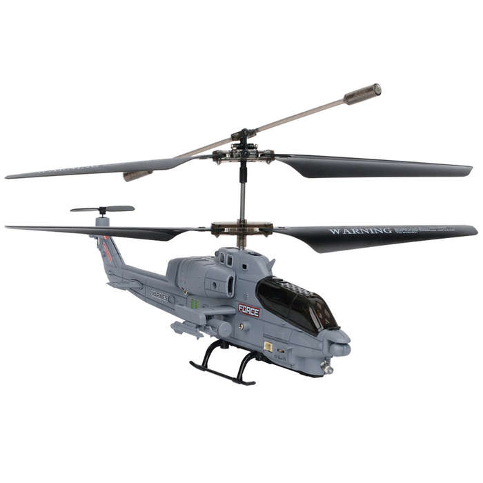 with 1 Battery - SYMA S108H 2.4G 3CH Altitude Hold One Key Take Off/Landing RC Helicopter RTF