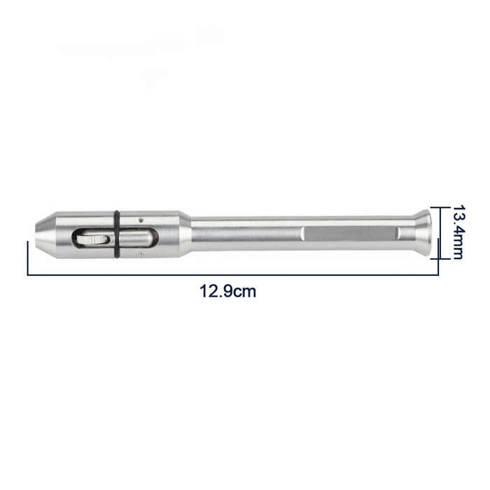 Silver - TIG Pen Welding Wire Feed for 1.0-3.2mm Wire Tool Aluminum Alloy Compact Lightweight Anodiz