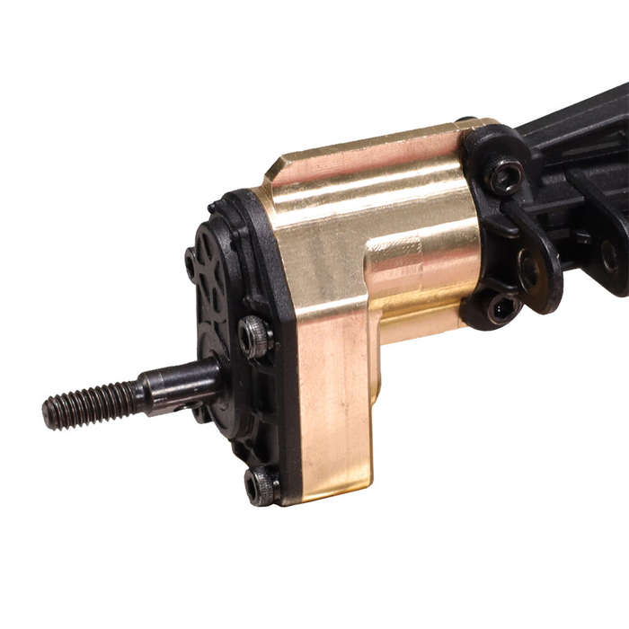 Brass - Upgraded Metal Accessories Brass Front Axle Steering Cup+Rear Axle Cup for MJX 1/12 H12Y H12