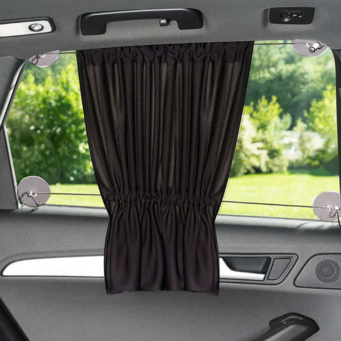 Car Window Shades Car Sunshade Side Window Privacy Sunscreen Shading Heat Insulation Suction Cup Car