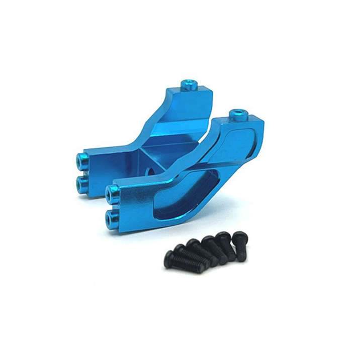 Red - Upgraded Metal Spare Parts Tail Wing Mounting Kit Accessories for 1/14 MJX 14209 14210 RC Car