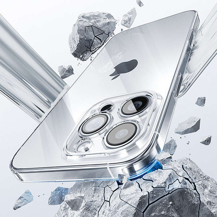 iPhone 16 Pro - Baseus Simple Series Transparent Mobile Phone Case for iPhone 16 Pro Max Shockproof