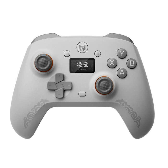 White - BIGBIG WON Aether C6 2.4G Wireless Gaming Controller with Hall Effect Joysticks and Triggers