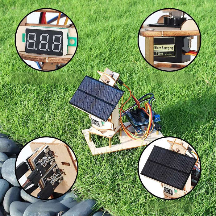 ZYA0017 - TSCINBUNY Smart Solar Tracker Kit Automation Solar Tracking Accessories System for Starter