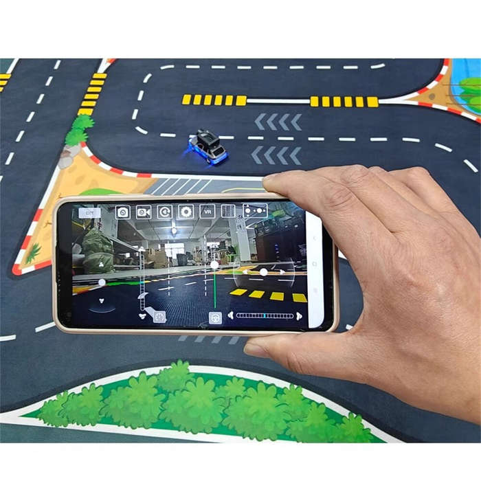 Black - Wltoys 6401 1/64 FPV Drift RC Car Parts Race Track Map Table Scene Mat Mini Vehicles Model P