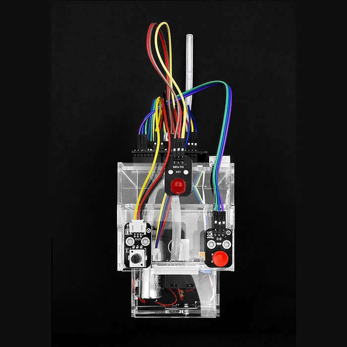 Transparent - Intelligent Water Dispenser Kit Adjustable Timing Touch Activated Digital Display Emer