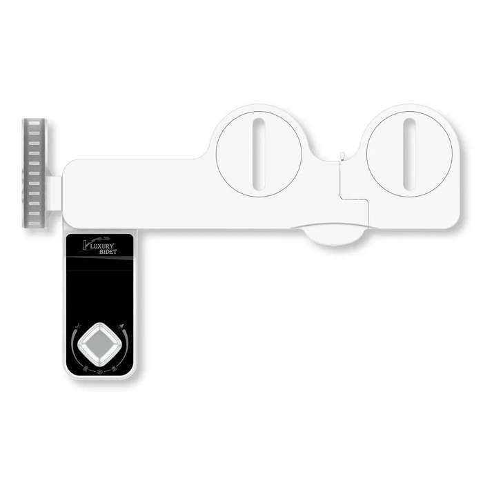 Europe 3/8 - Ultra-Slim Seat Attachment Adjustable Water Pressure Butt Bidet Toilet With Mobile Phon