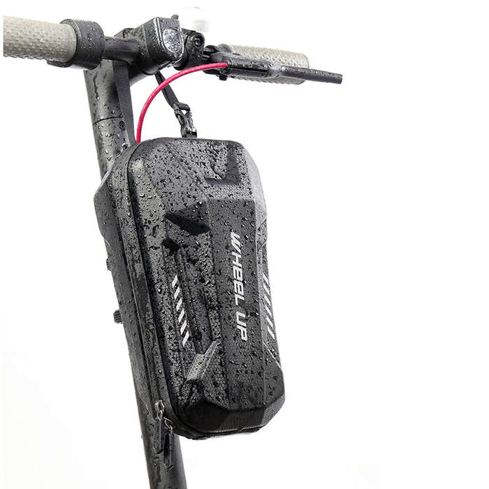 3L - WHEELUP 3L Electric Scooter Front Bag Waterproof EVA Hard Shell Storage Bag Front Hanging Bag f