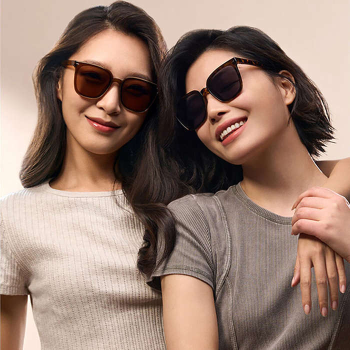 Coffee - XIAOMI Mijia Foldable Polarized Sunglasses 8 Layer Polarizing Film Lenses Sunscreen Glasses