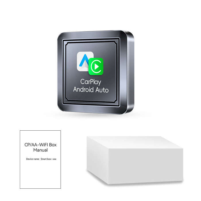 Silver - 2 In 1 Wireless Carplay Adapter Convert Wireless Carplay Box Carplay Adapter Original Car W