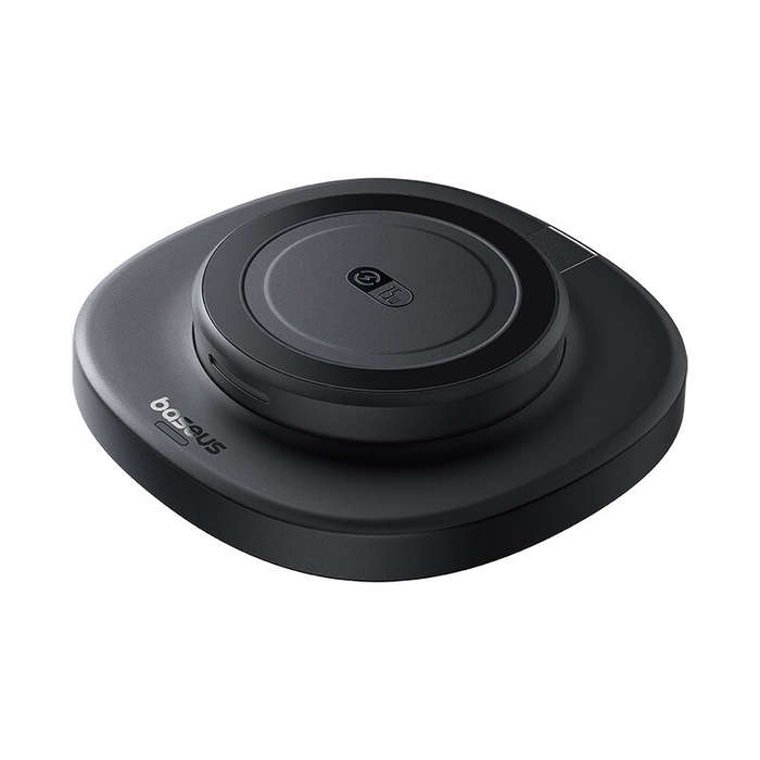 Black - Baseus EnerFill FF11 Foldable Design 15W Magnetic Wireless Charger Fast Wireless Charging St