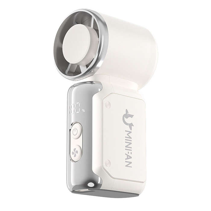 White - Tevorex Portable Handheld Pocket USB charging Fan 199 Level Strong Wind Regulation Outdoor H