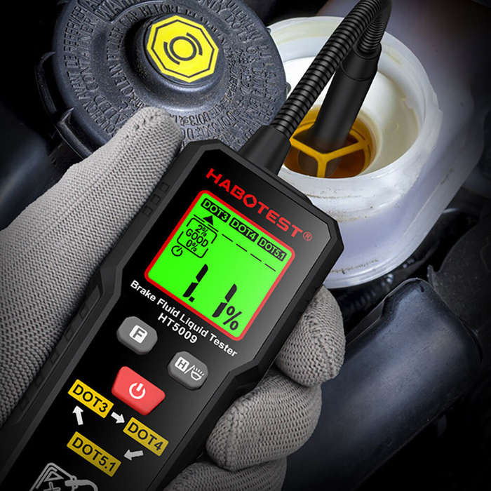 With Screen - Brake Fluid Tester Automotive Brake Fluid Test Kit Moisture Tester Car Brake Fluid Tes