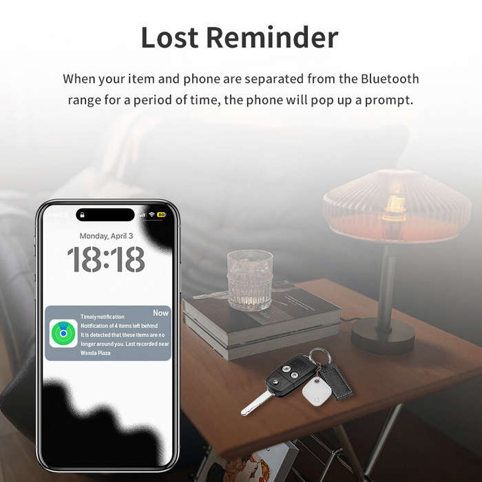 white - Mini Smart Tracker GPS Reverse Track Lost Mobile Phone Pet Children IOS System Smart Air Tag