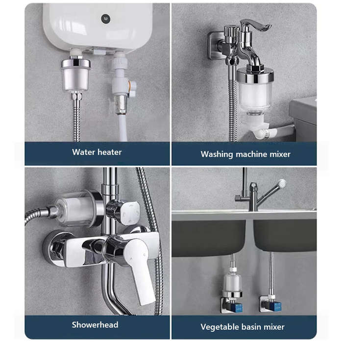 #01 - Universal Shower Filter for Faucet Shower Head Water Outlet Cleaner Kits Universal Faucet Filt