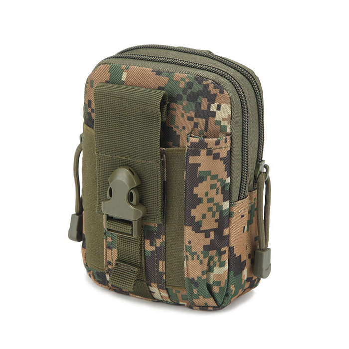 ACU Camouflage - 5.5 Inch Outdoor EDC Tactical Waist Bags Pack Men Cell Phone Case Wallet Pouch Hold