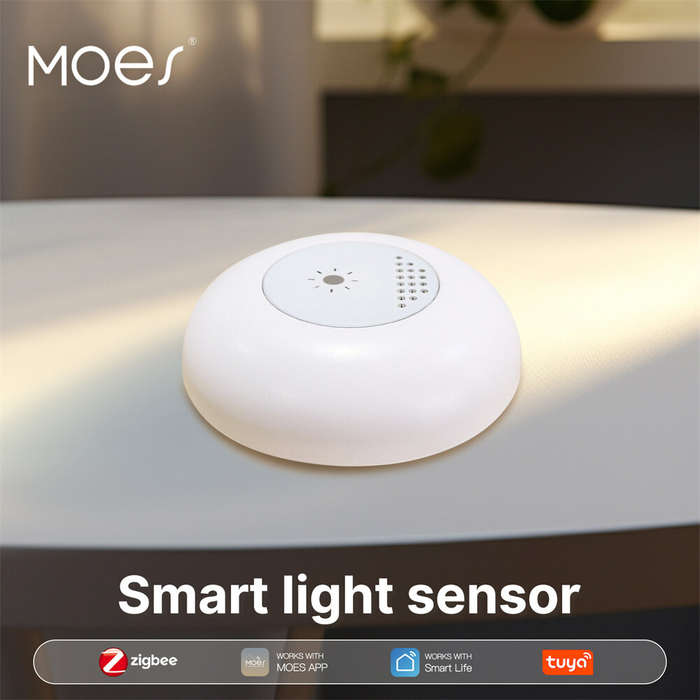 White - Smart Light Sensor Illuminance Brightness Test Home Lighting Automation Smart Home Tester AP