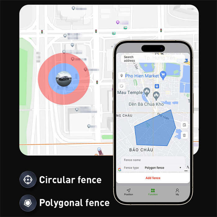 Black - GF10 Locator Car GPS Locator Strong Magnetic Installation-free Anti-Lost Device Motion Track