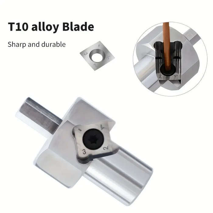 20mm - ENJOYWOOD Woodworking Chamfer Tool T10 Alloy Blade Stainless Steel 9mm Hex Shank for 19mm/20m