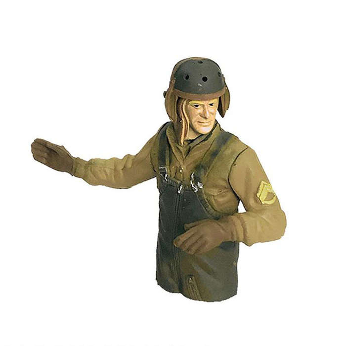 01 - COOLBANK HLC-0003 American Tank Commander Helmet 1938 RC Car Decoration Parts
