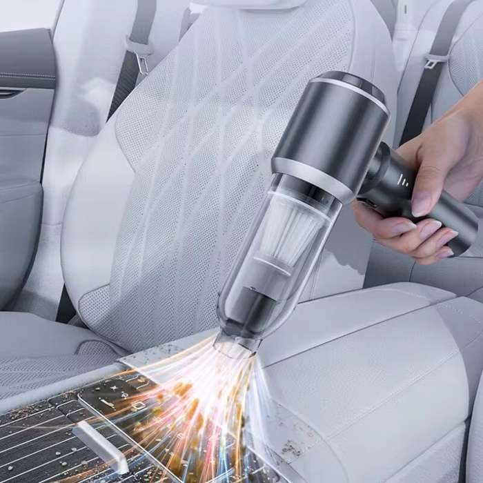 Black - 15000PA High Power Wireless Handheld Vacuum with Brushless Motor Multifunctional Rechargeabl