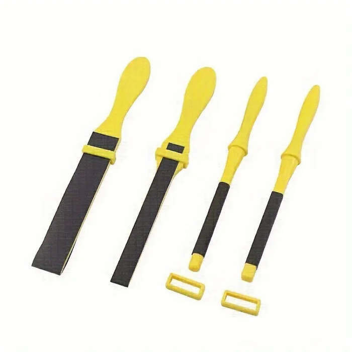 4 PCS - 4PCS Sanding Sticks Set with Molded Plastic Handles for Wood Metal Plastic Auto Body Models