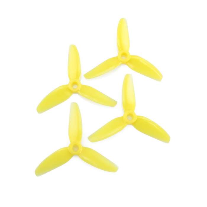 Yellow - HQProp DP3X4X3 3-blade 3Inch Poly Carbonate POPO Propeller 6CW+6CCW