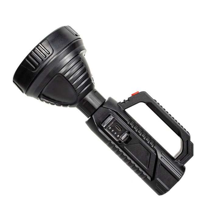 A08 Long Shoot Strong OSL Spotlight with 18650 Li-ion Battery USB Rechargeable&Power Display LED Han