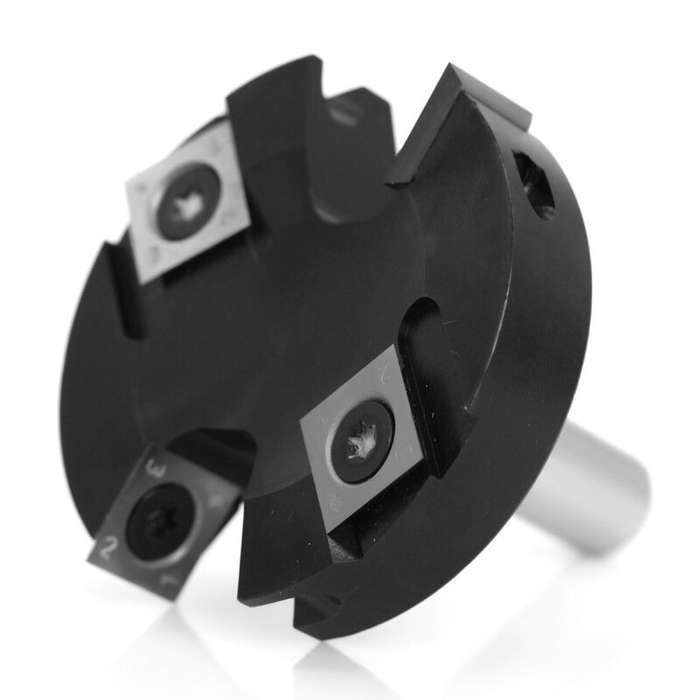 1/2 Inch Shank - 12mm 1/2 Inch Shank 4 Flutes Carbide Insert Spoilboard Surfacing Router Bit Slab Fl