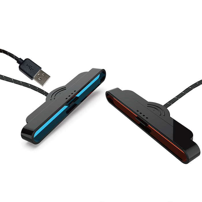 Black - GP-377 Switch2 Left and Right Handles Charging Cable 2-in-1 Switch Joy-con Handles Braided C