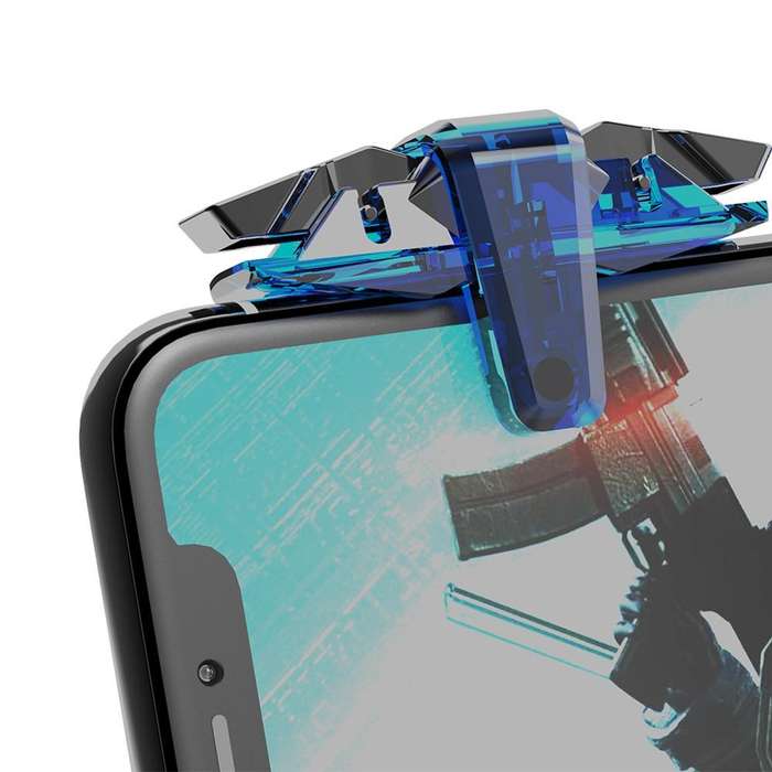 Bakeey X7 PUBG Mobile Game Controller Gamepad Trigger Aim Button Shooter Joystick with Flash Flim fo