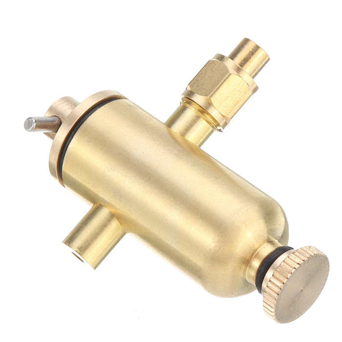Gold - Steam Engine P9 Displacement Oiler Lubricator Steam Engine Switch