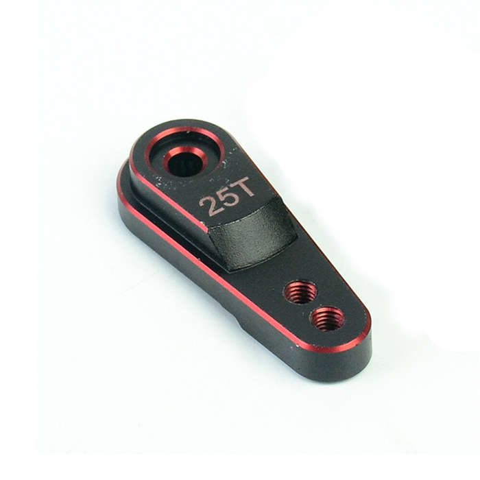 Red - 1PC Hard Aluminum Alloy 32mm 25T Steering Servo Horn Arm for RC TRX4 1/10 Car Parts