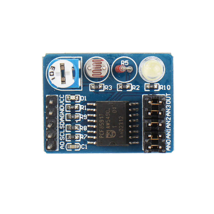 PCF8591 AD/DA Analog-Digital-Analog Converter Module Measure Light and Temperature Produce Various W