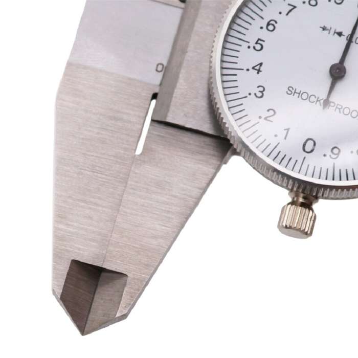Metric Gauge Measuring Tool Dial Caliper 0-150mm/0.02mm Shock-proof Stainless Steel Precision Vernie