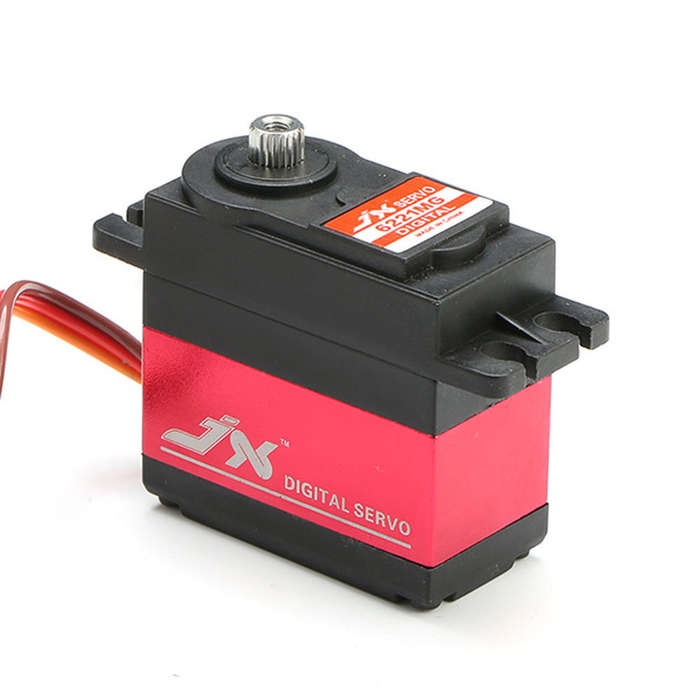 JX PDI-6221MG 20KG Large Torque Digital Standard Servo 180 Degree 2pcs
