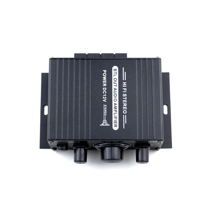 AK170 Hifi 12V Car Amplifier Home Stereo Subwoofer Amplifier Sound Speaker LED Display
