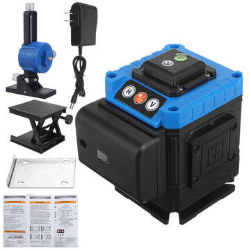 8/12/16 Line Laser Level Digital Self Leveling 360 Rotary Measuring Machine (TYPE: 8LINE)