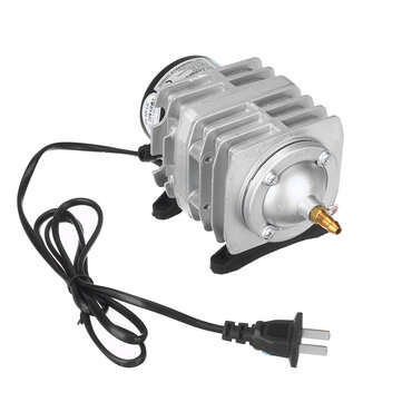 30W Electromagnetic Air Compressor Aquarium Oxygen Fish Pond Air Pump Aerator