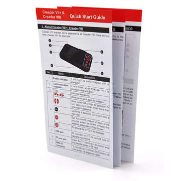LAUNCH Reader VIII OBD2 8 OBDII Car Diagnostic Tool Support ABS SRS Park Brake Oil Service Reset Sca