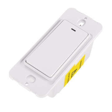 AC100-120V White 120 Keys Mechanical Wifi Smart Switch Smart Speaker Voice Control Support Alexa