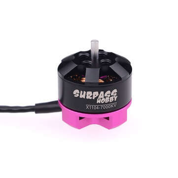 Surpass Hobby 1104 4600/7000/8700KV 1-2S Brushless Motor for 2 Inch 3 Inch Whoop FPV... (KV: 7000KV)