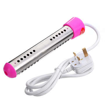 220V 2500W Suspension Immersion Water Heater Electric Element Boiler Automatic Pow... (PLUG: UKPLUG)