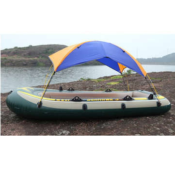 Sun Shelter Fishing Tent Inflatable boat Rubber Boat for 2 person Boat Awning